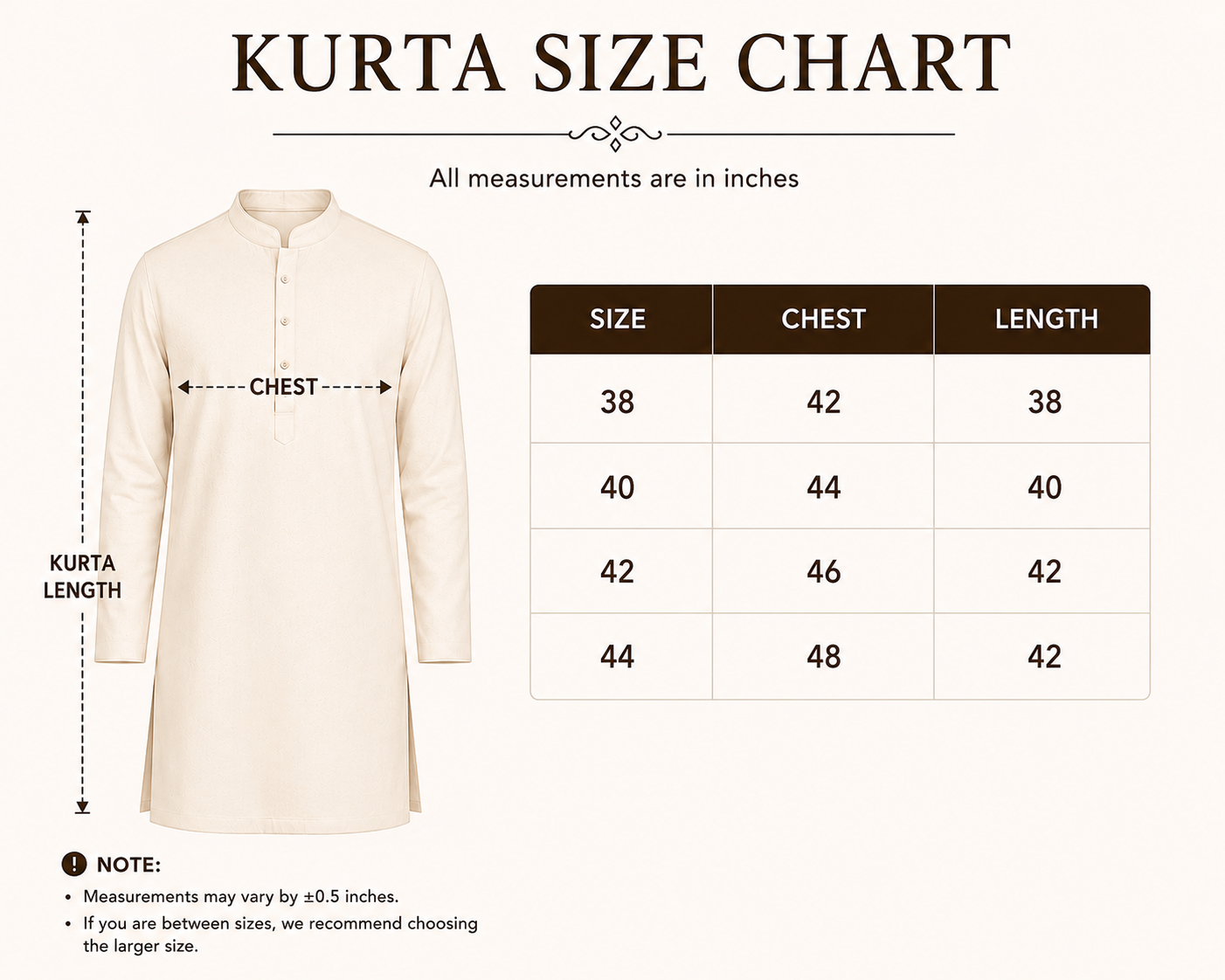 Embossed Kurta