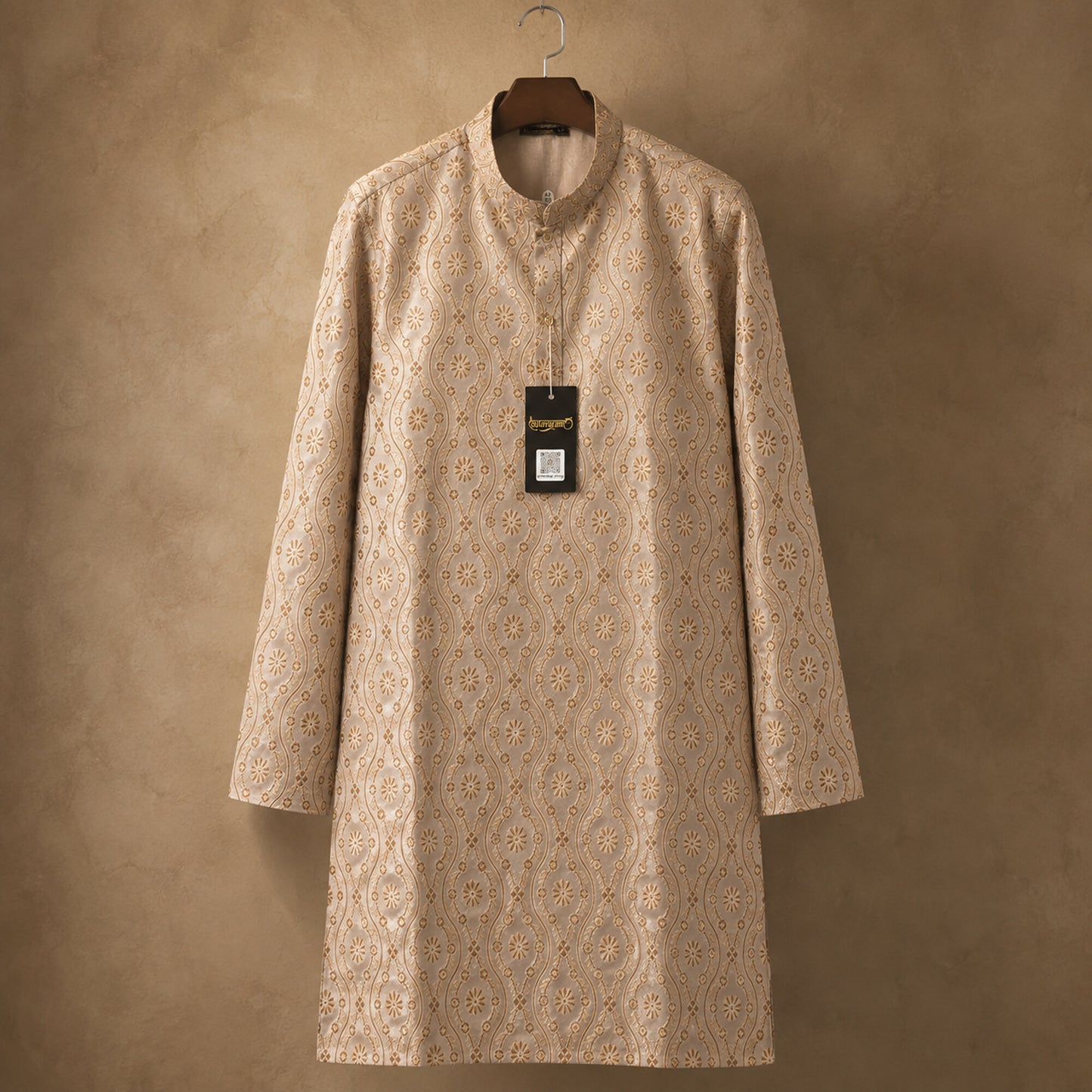 Onion Blush Floral Embroidered Kurta