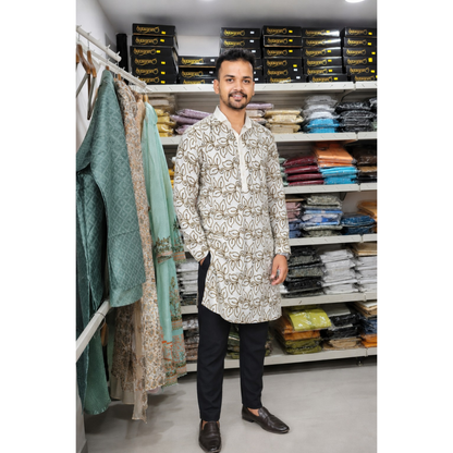 Embossed Kurta